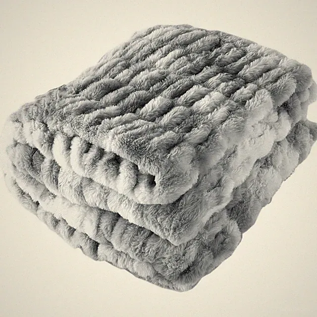 Lavish Home 60x80-Inch Faux Fur Blanket, Queen Blanket for Bed or Couch