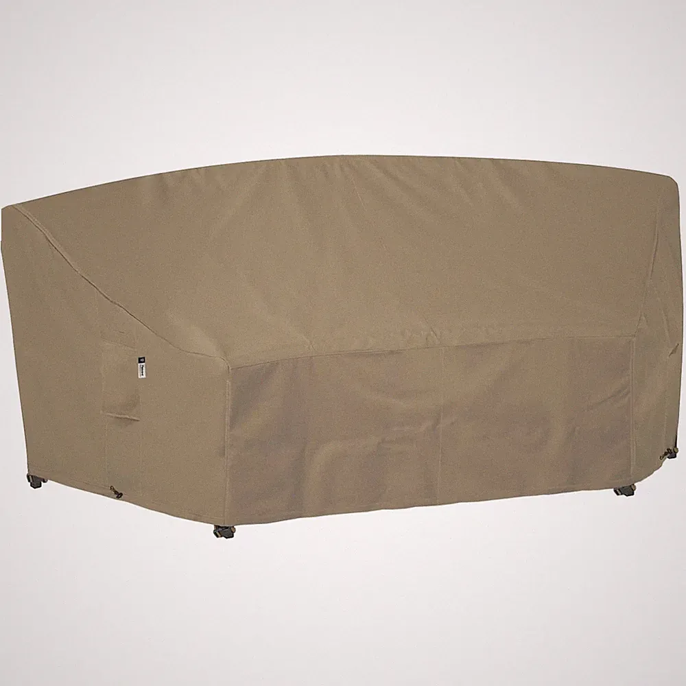 Lawn Furniture Protective Cover, Curved Sectional Sofa, 96"