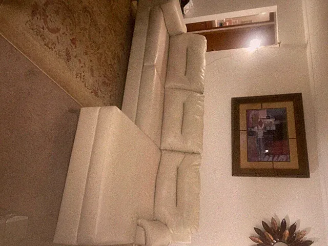Leather Living Room Sectional/ almost a year old ,CASH💰 & CARRY ONLY