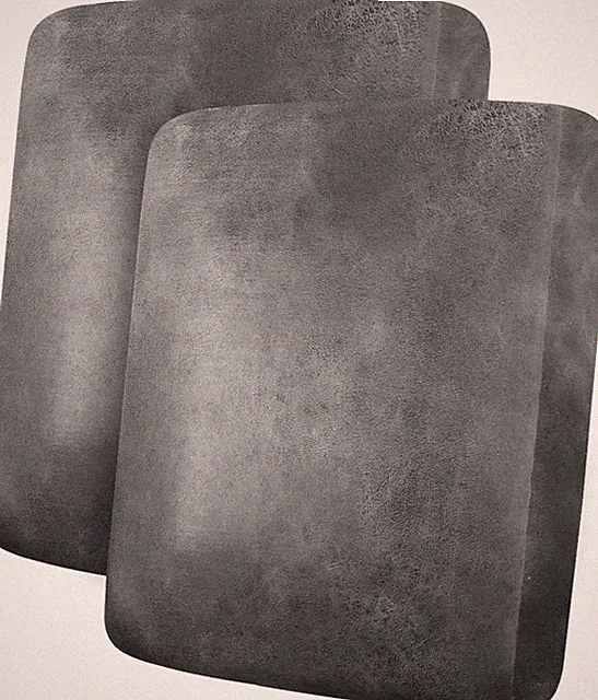Leather Look Couch Cushion Covers Sofa Seat Slipcovers Sets Couches 2 Pack Gray