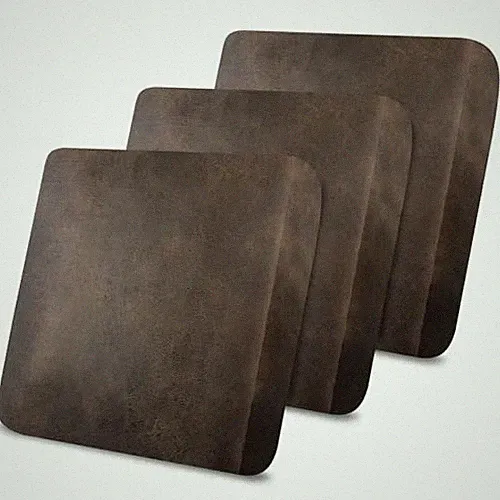 Leather Look Couch Cushion Covers, Stretch Sofa 3 Cushion Sofa Style B-brown