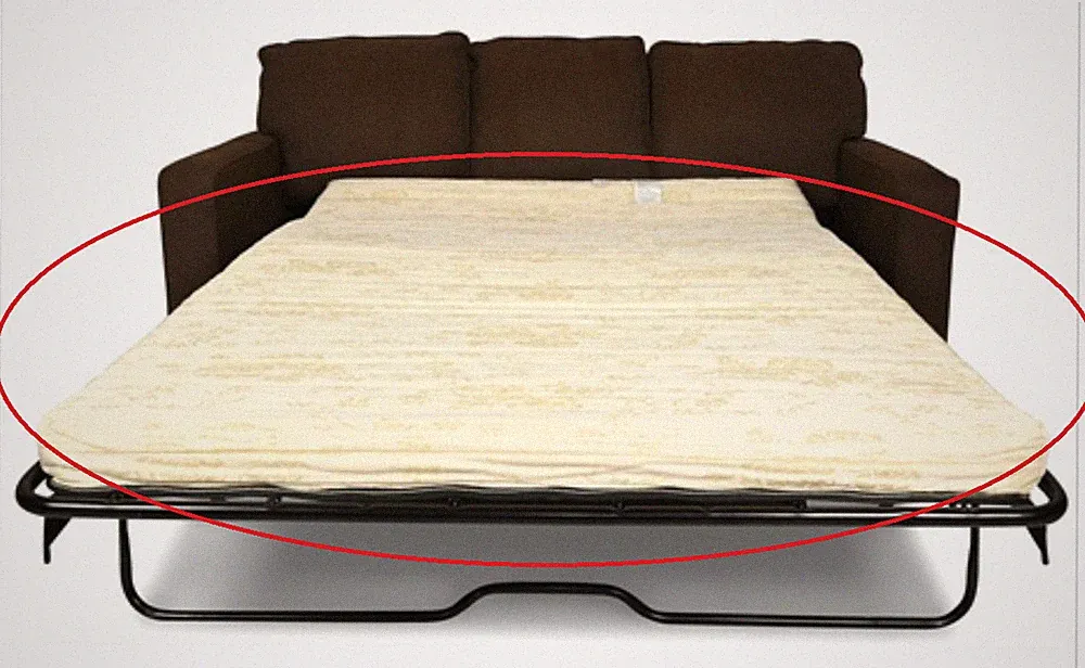 Leggett & Platt Ashley Furniture Alenya Full Sofa Sleeper, MATTRESS ONLY