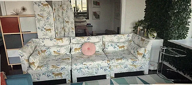 Leopard Three Piece Couch (OKL)