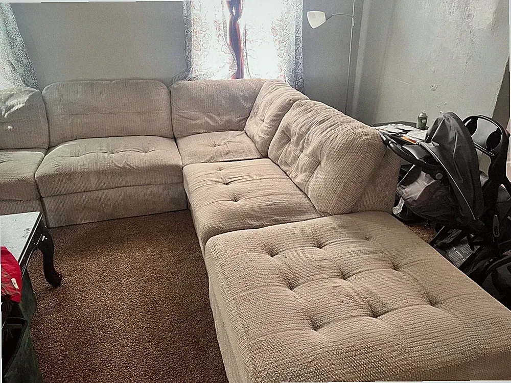 Light Grey 5 Part Sectional Couch (used, still in great condition)