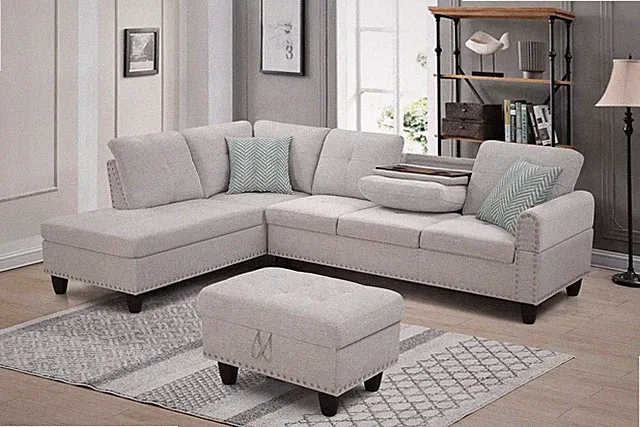 Light Grey Accent Pillow for Sectional Sofa