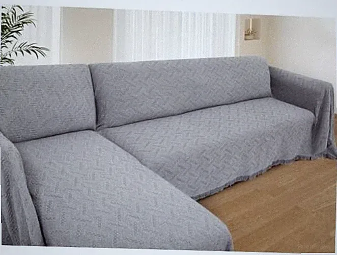 Light Grey Sectional Couch Covers for L-Shaped Sofas XX-Large - Light Grey