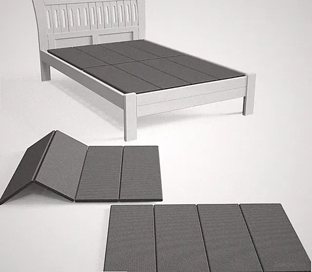 Lightweight Folding Bunkie Board, King Size Bed Support, Noise Minimizing