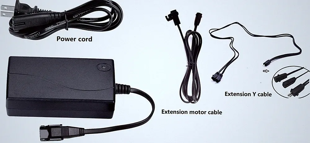 Limoss Okin Lift Chair Recliner Power Supply Transformer Electric adjustable bed