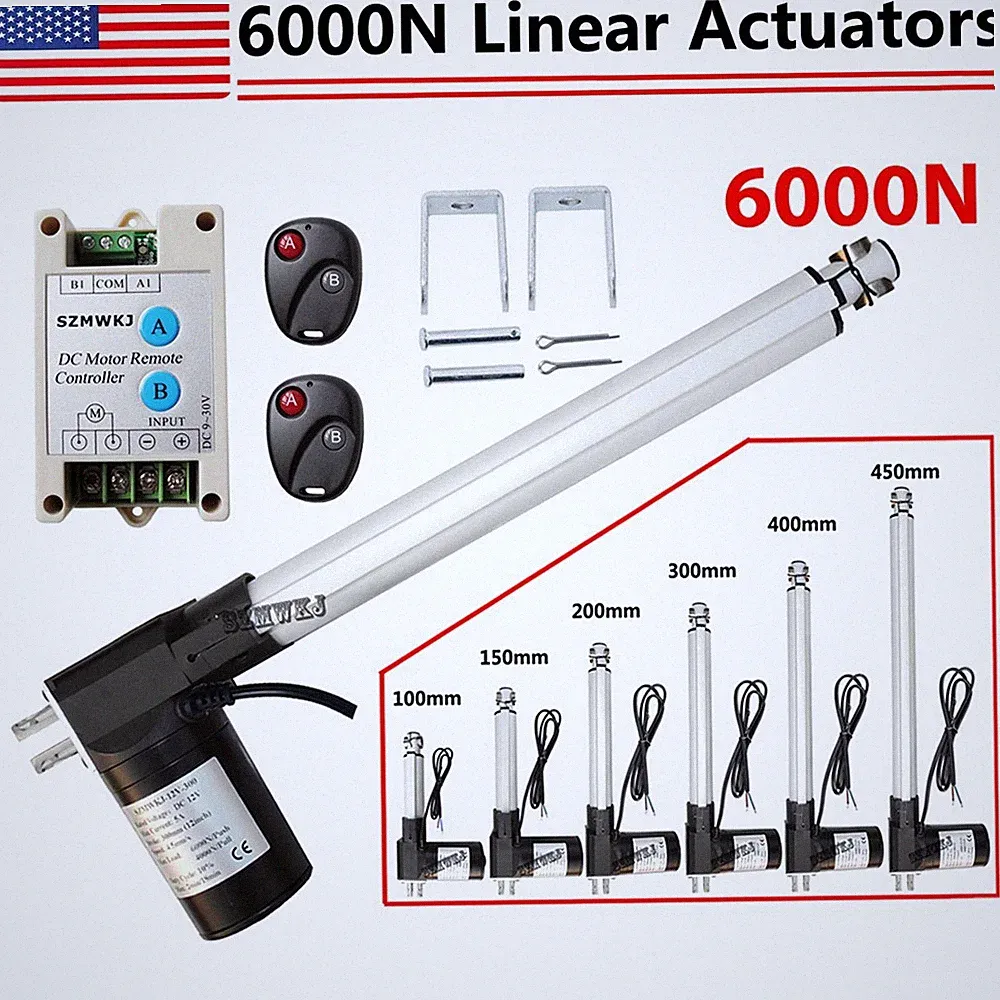 Linear Actuator 6000N/1320lbs 12V DC Electric Motor Auto Window Lift Sofa Bed IG