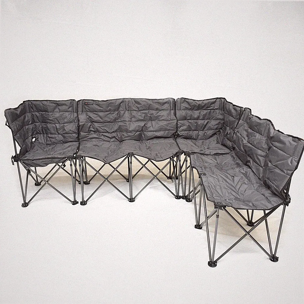 Lippert Campfire Outdoor Folding Sectional Couch Dark Grey 2022120590