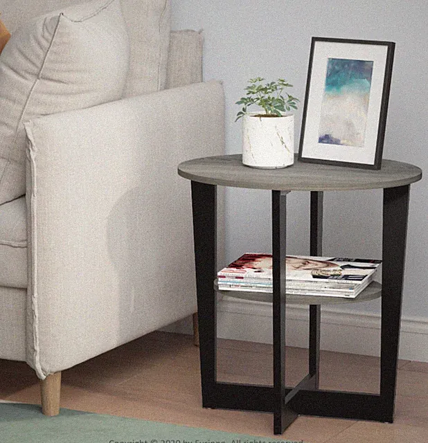 Living Room Oval End Table