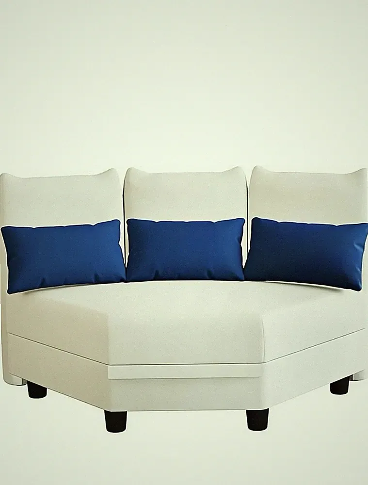 LLappuil Oversized Curve Modular Sectional Couch With Storage Seat 1 Hexagon Sea