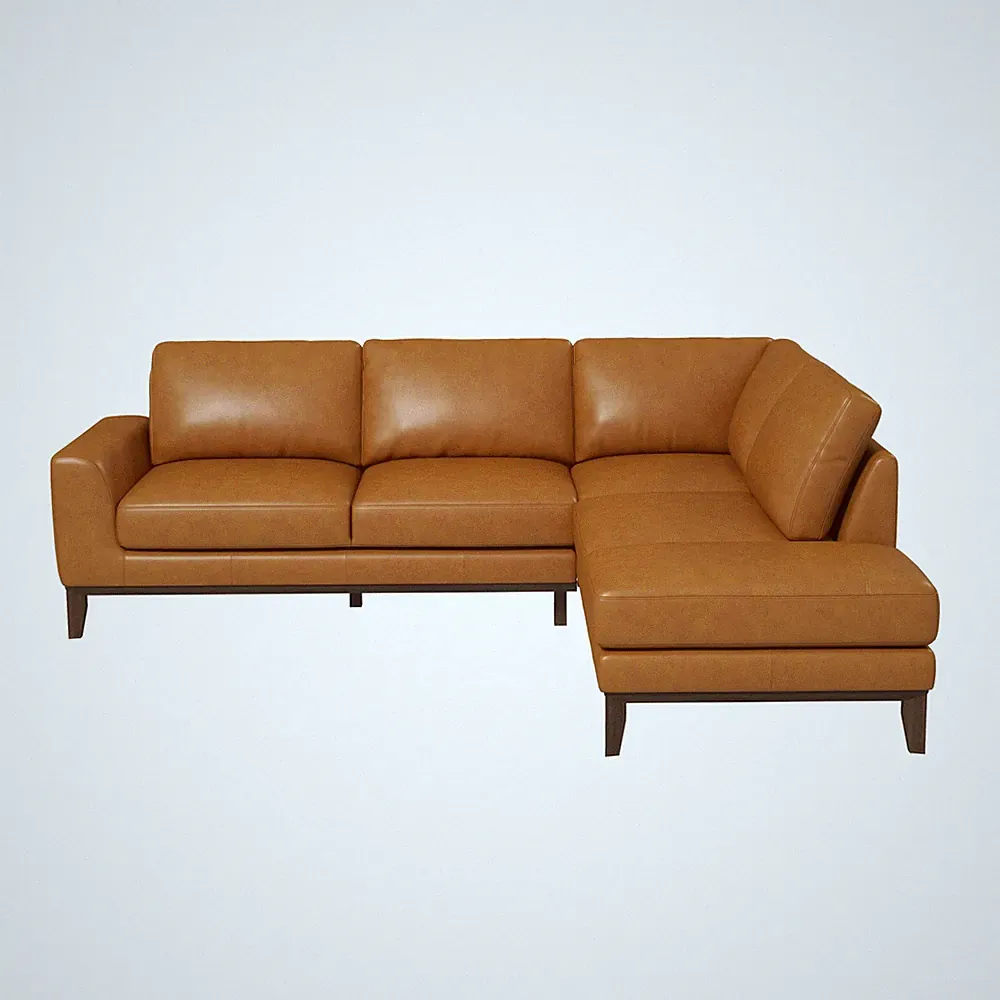 Right Hand Facing Leather