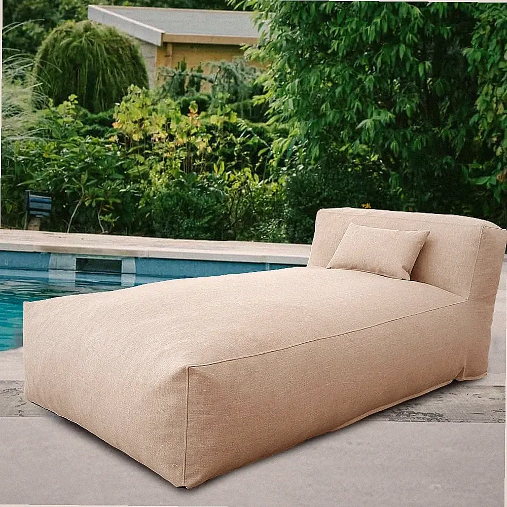 Lounge Chair Outdoor Bed Lounger Outdoor Couch Sofa Comfy Patio Furniture Dense
