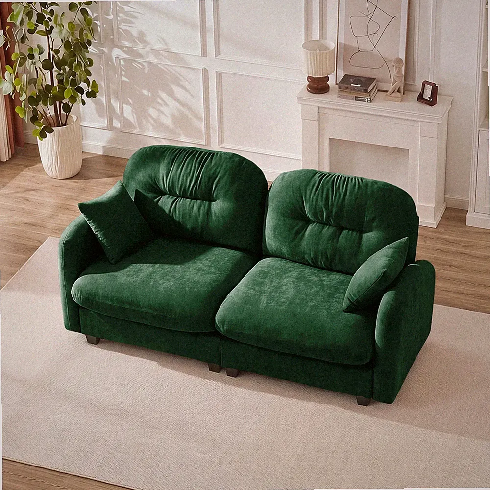 Chenille Loveseat