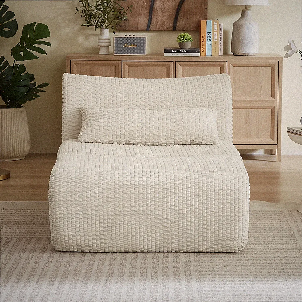 Loveseat Sofa,Cloud Boneless Couches for Living Room,Modern Modular Sectional S