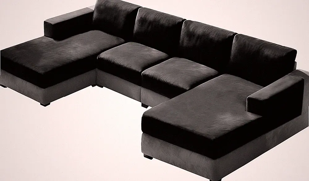 Luxurious 10-Piece Sofa Covers for Modular U-Shaped Couch - Easy Care & Non-Slip