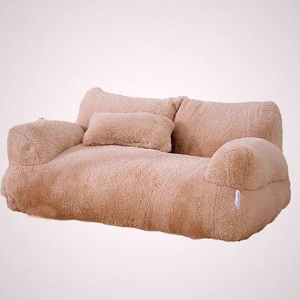 Luxury Cat Bed Sofa Winter Warm Plush Cat Nest Pet Bed for Small Medium Dogs