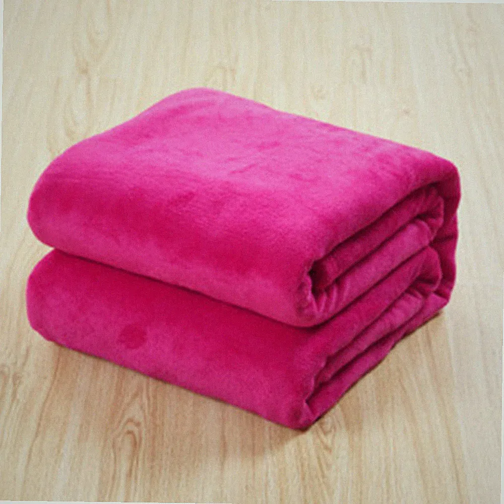 Luxury Large Soft Flannel Fleece Throw Blanket Reversible Sofa Bed Sheet New