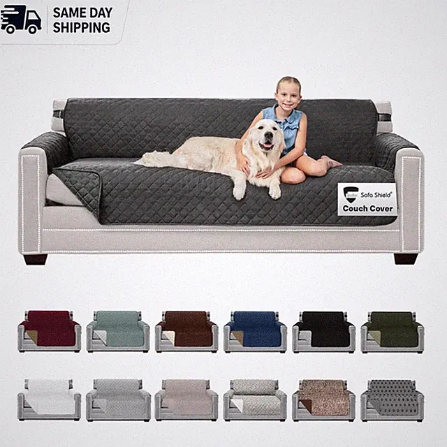 Luxury Reversible Couch Slipcover for Pets - 78