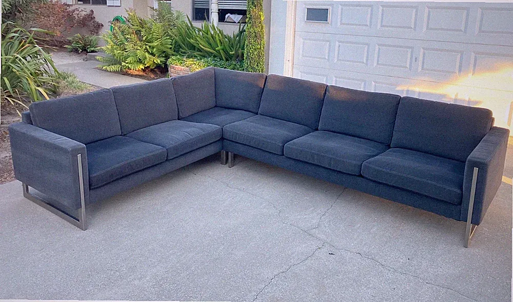Luxury Sectional Sofa American Leather Savino 8 ft x 10 ft Corner Group - Excel.