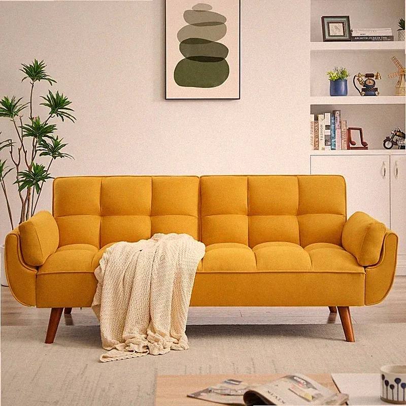 Luxury Velvet Adjustable Loveseat Sofa Bed, Mid-Century Design, Easy Assembly