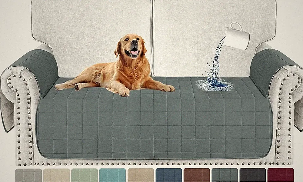 Luxury Waterproof Loveseat Protector for Pets & Kids - Stylish and Easy to Clean