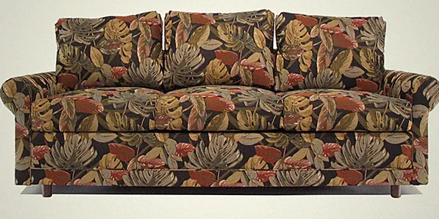 Made in USA Island Hardwood Sofa Couch Tropical Design