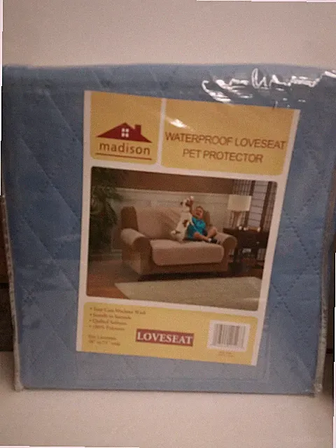 Madison Waterproof Loveseat Pet Protector 58"-73" wide (Blue)