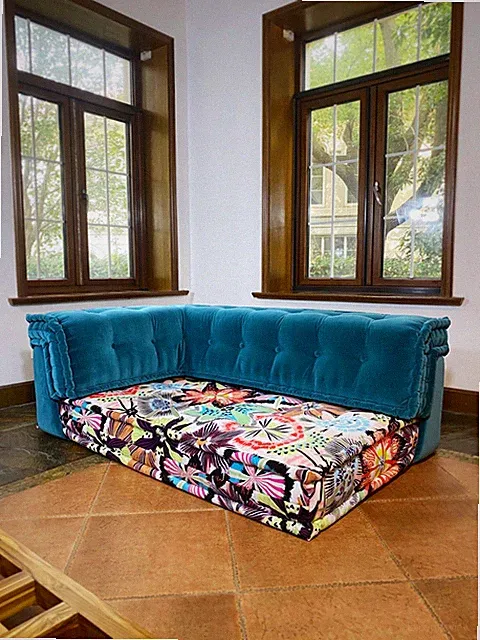 Mah Jong Modular Daybed Sofa Couch Custom Designer French Sectional: Long Corner