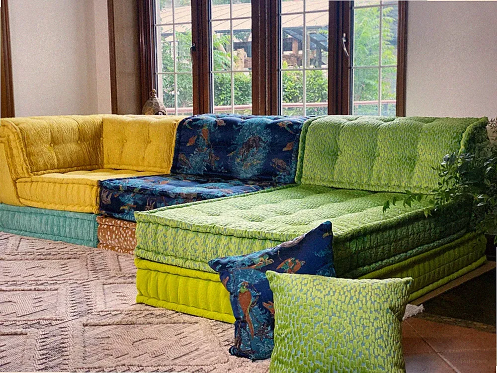 Mah Jong Modular Sofa Couch French Living Room Daybed Day bed Complete Set