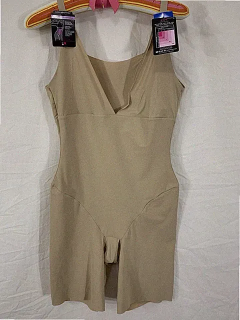 MAIDENFORM Sleek Smoothers Mid-Section Compression Shape Wear FIRM FL2556 sz: XL
