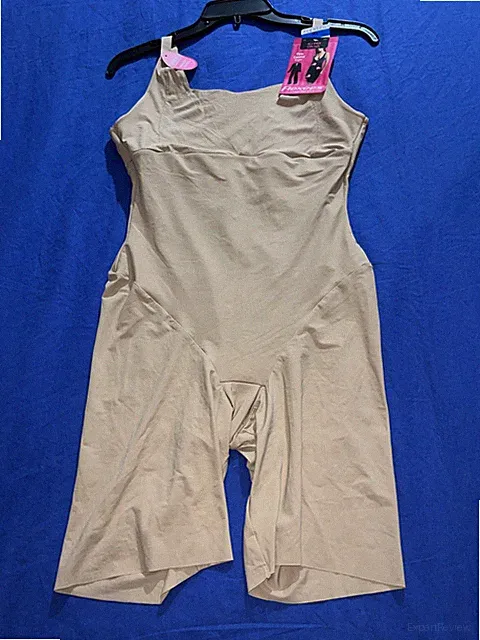 MAIDENFORM Sleek Smoothers Mid-Section Compression Shape Wear FIRM Khaki XL NWT