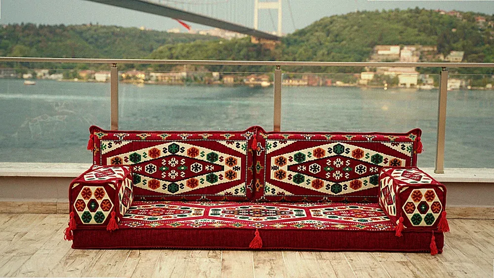 Maroon Arabic Sofa, Reading Sofa, 70s Sofa, Sofa Vintage, Futon Sofa Bed