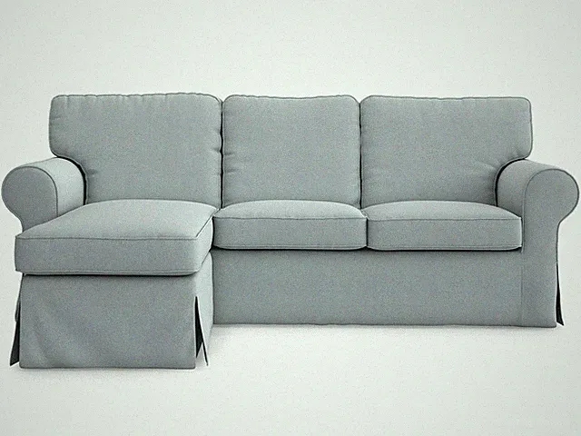 MASTERS OF COVERS Ektorp Loveseat (2 Seat) with Chaise Lounge Cover Replaceme...