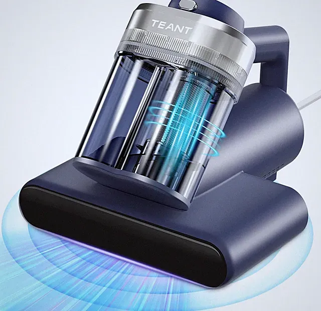 Mattress Vacuum Bed Vacuum Cleaner with 253.7Nm UV-C Light, Hyper Helix Motor wi