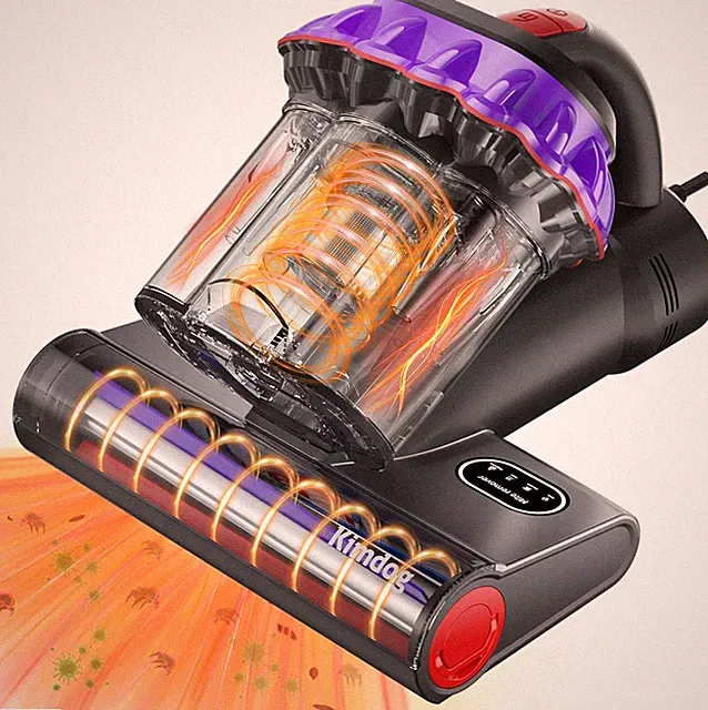 Mattress Vacuum Cleaner - 16Kpa Bed Vacuum with 253.7Nm UV-C Light, 140°F Heat U