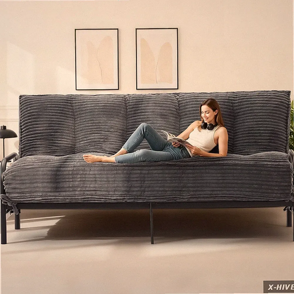 Mattresses 10 Futon Mattress Queen Size Futons Sofa Couch Bed Straps Thick Floor