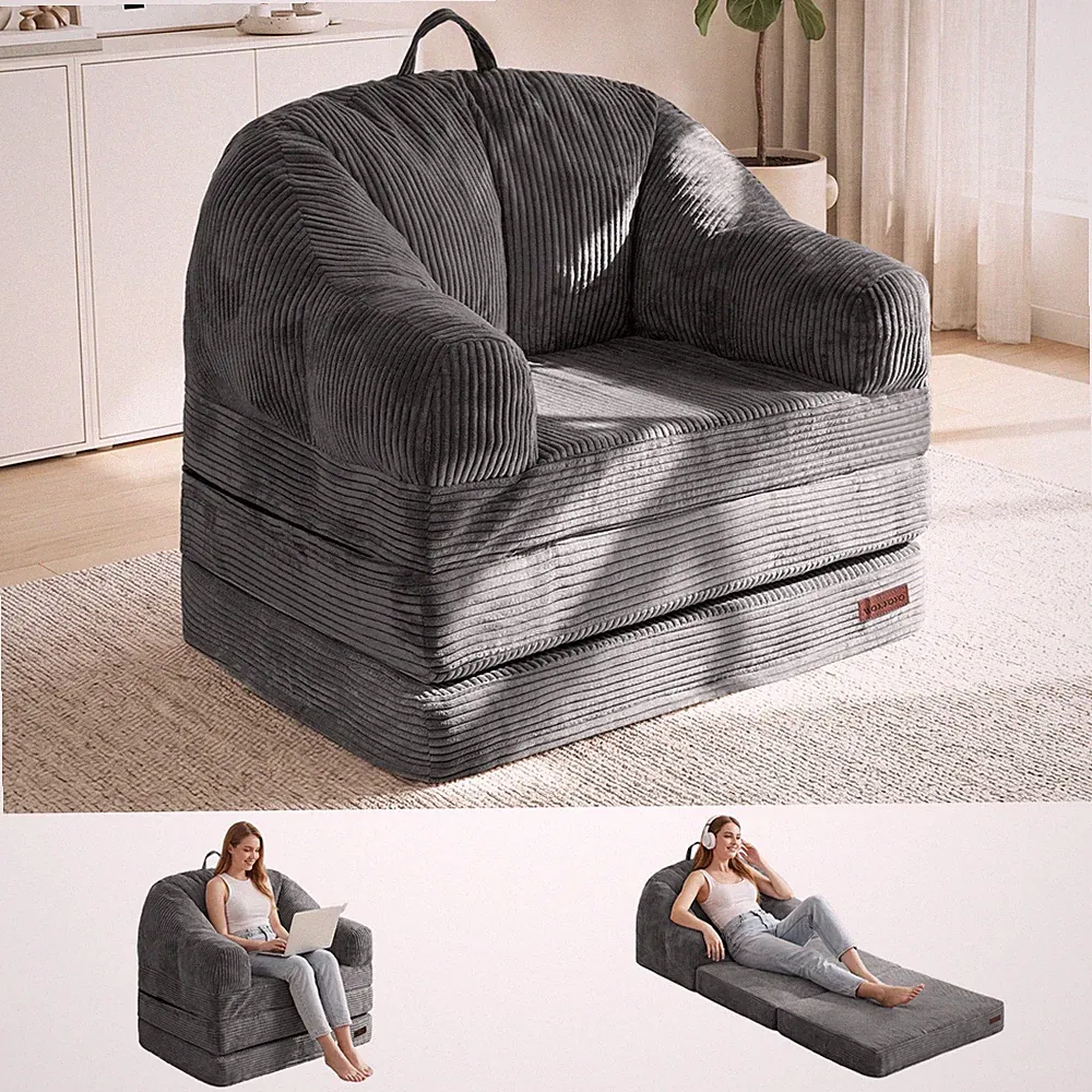 MAXYOYO Folding Sofa Bed,2-in-1 Sleeper Sofa,Convertible Bed Couch with Armrests
