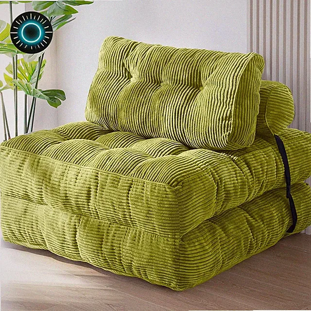 MAXYOYO Folding Sofa Bed Convertible Sleeper Chair with Pillow Foldable Matr...