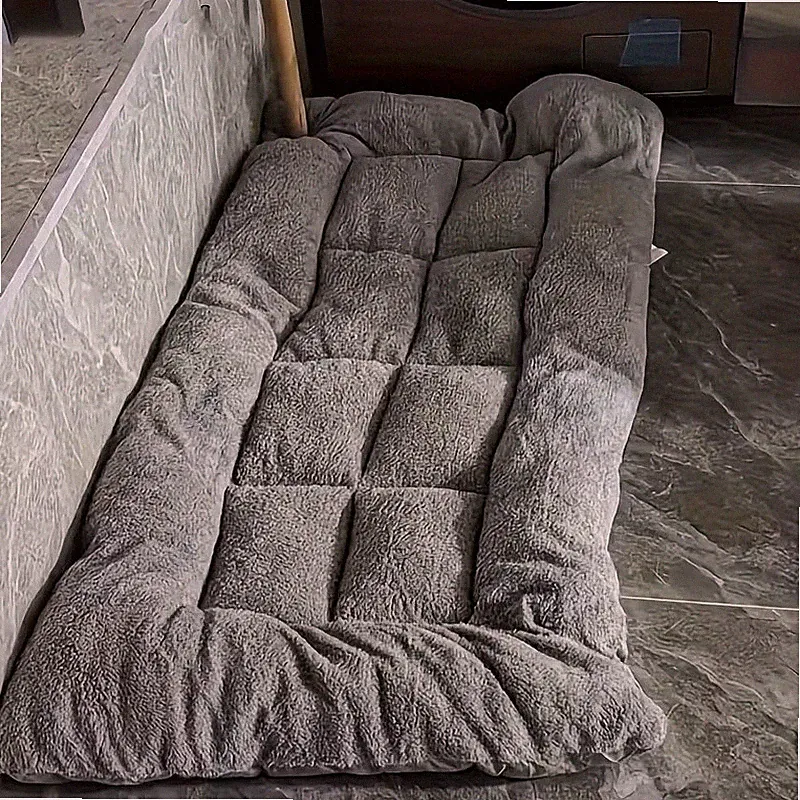 Medium Size Grey Thick, Super Soft Pet Plush Bed Sofa For Cats and Dogs 24"x16"