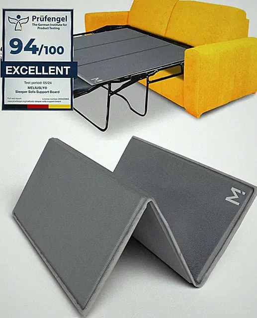 Meliusly Sleeper Sofa Support Board (48x36 Twin Size) for Sofa Bed Slats