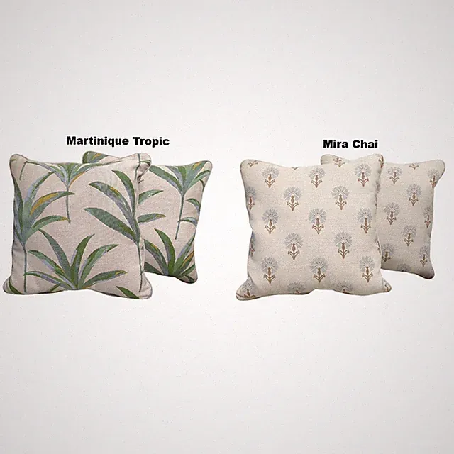 Member's Mark Jacquard Pillows with Sunbrella Fabric, 20in, Set of 2