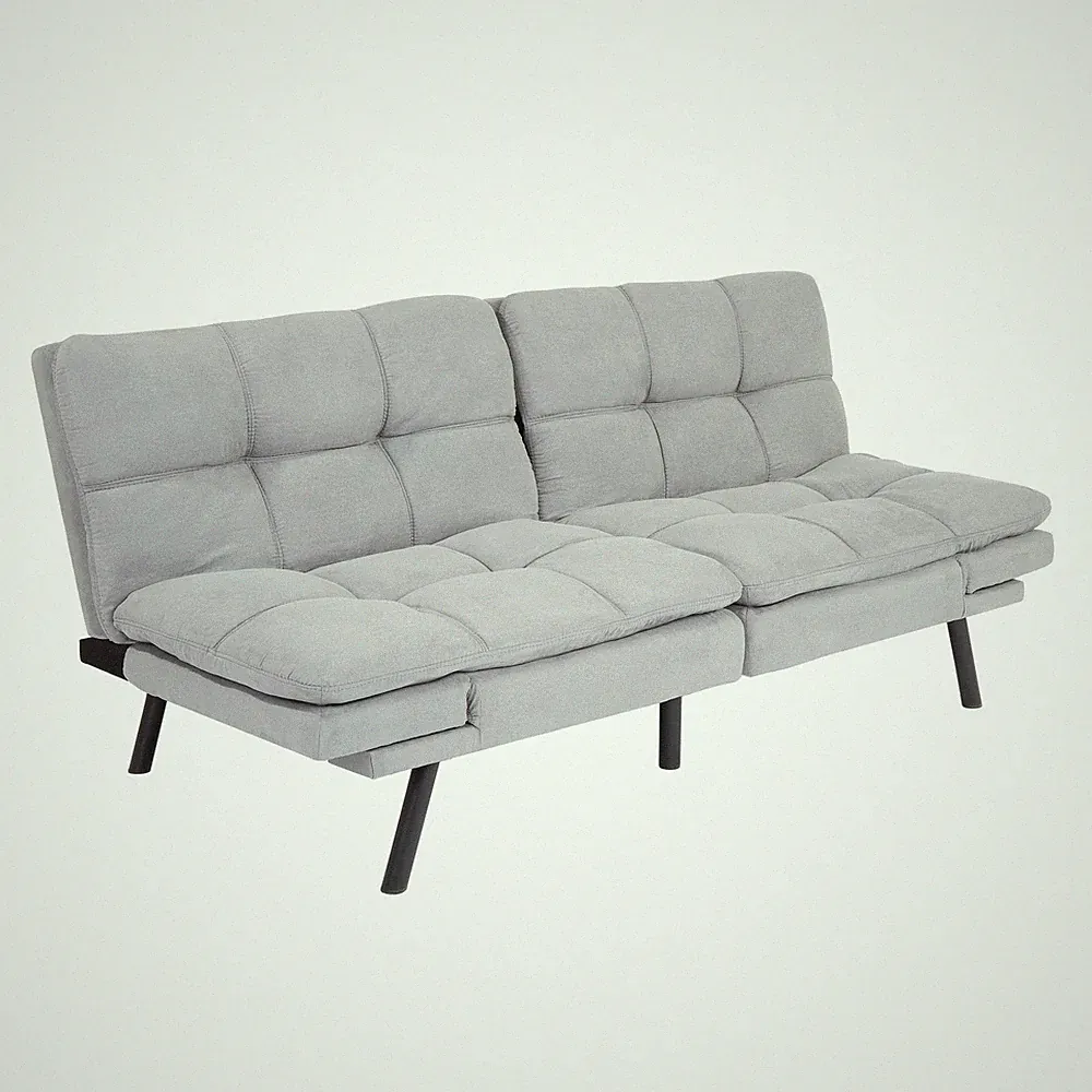 Memory Foam Futon Sofa Bed Couch Sleeper Convertible Foldable Loveseat FULL SIZE