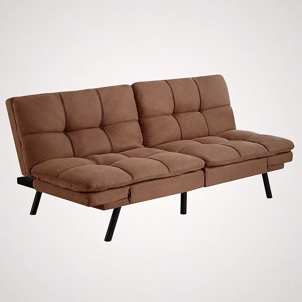 Memory Foam Futon Sofa Bed Couch Sleeper Convertible Foldable Loveseat NEW