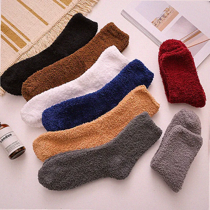 Mens Bed Socks Lounge Sock Thick Warm Winter Cosy Feet Brushed Thermal Fleece ⇖