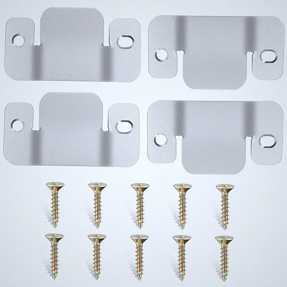 Metal Sectional Couch Connectors 4 Pcs Sofa Clips with 10 Pcs Screws Interlock