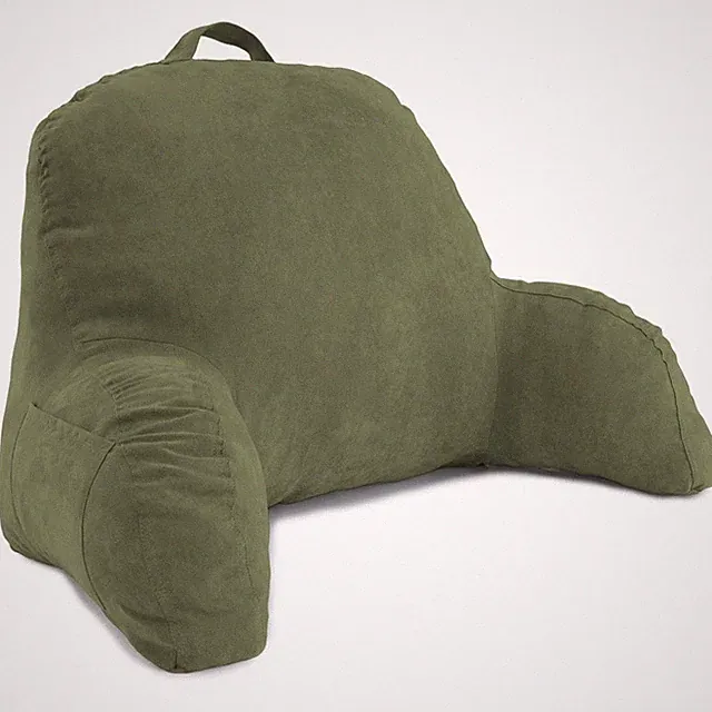 Microsuede Bedrest Pillow Comfortable Backrest Support Reading Lounge Use