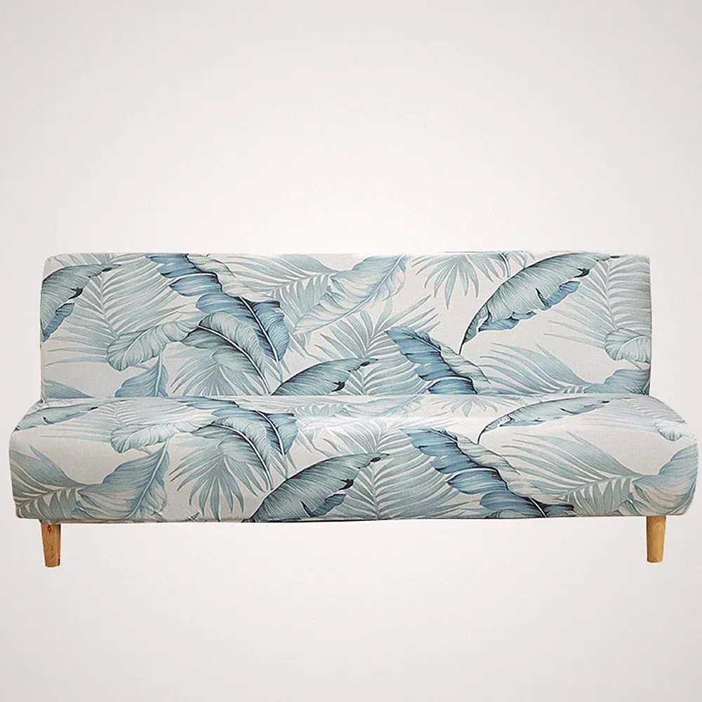 MIFXIN Armless Sofa Cover Futon Slipcover Stretch Elastic Folding Sofa Bed No...