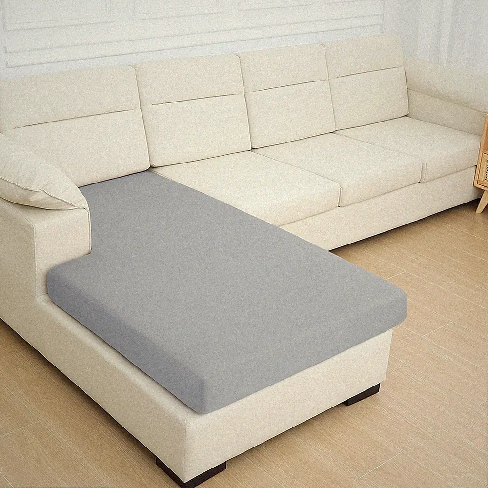 Milk Silk Couch Cushion Covers for Sectional Sofa, Soft Sectional Sofa Couch...